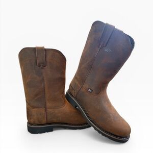 Justin Boots Men's Rustic Brown Western Boots